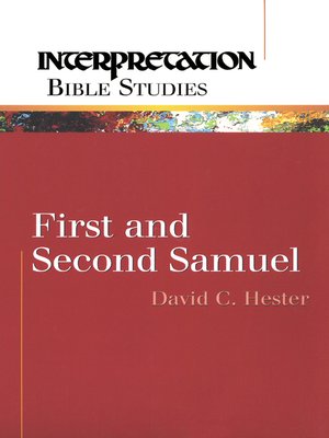 cover image of First and Second Samuel